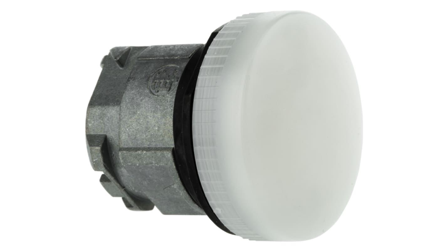 Tête de voyant lumineux Blanc Schneider Electric, série Harmony XB4, diam. découpe 22mm, IP66, IP67, IP69K