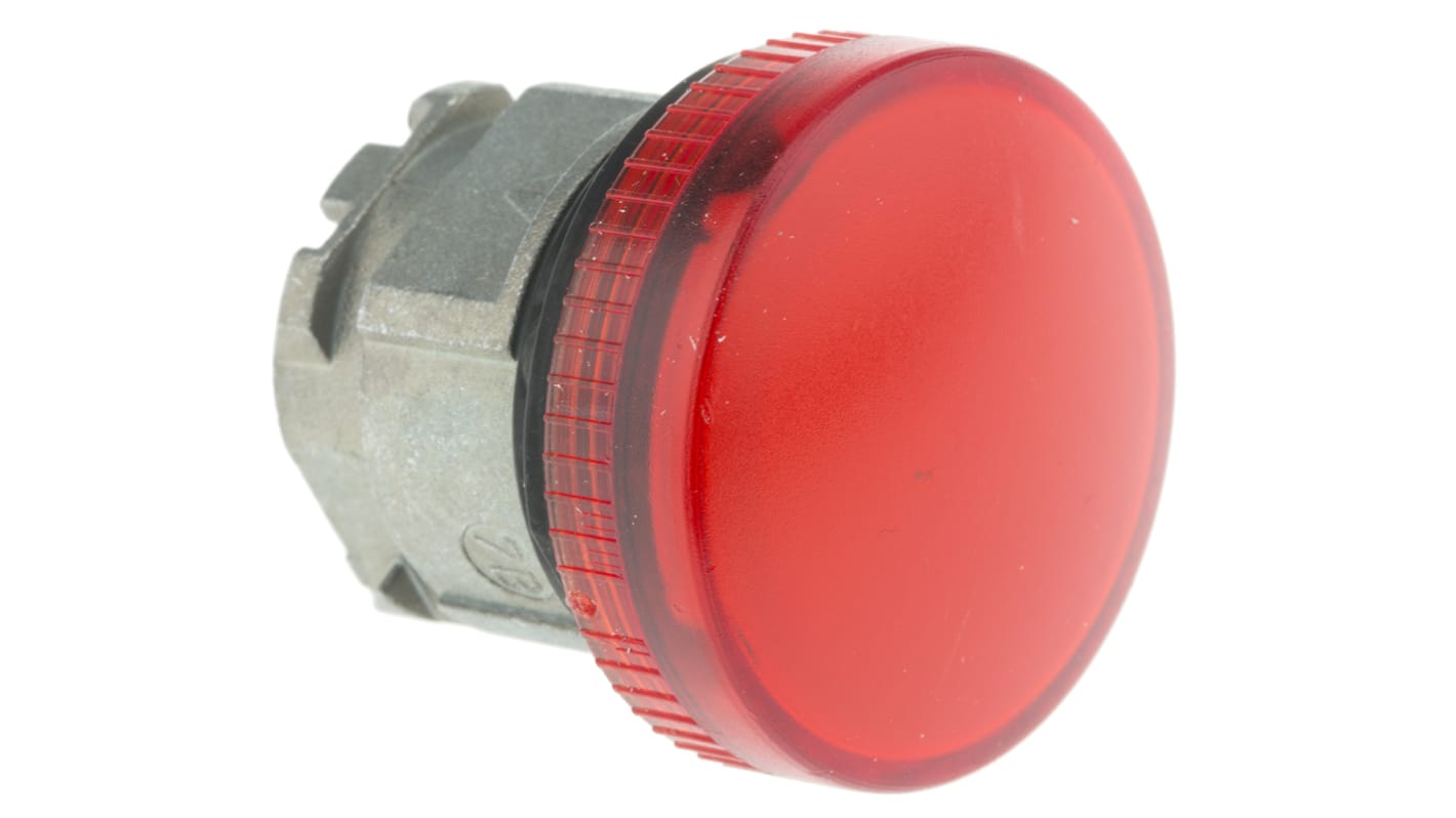 Tête de voyant lumineux Rouge Schneider Electric, série Harmony XB4, diam. découpe 22mm, IP66, IP67, IP69K