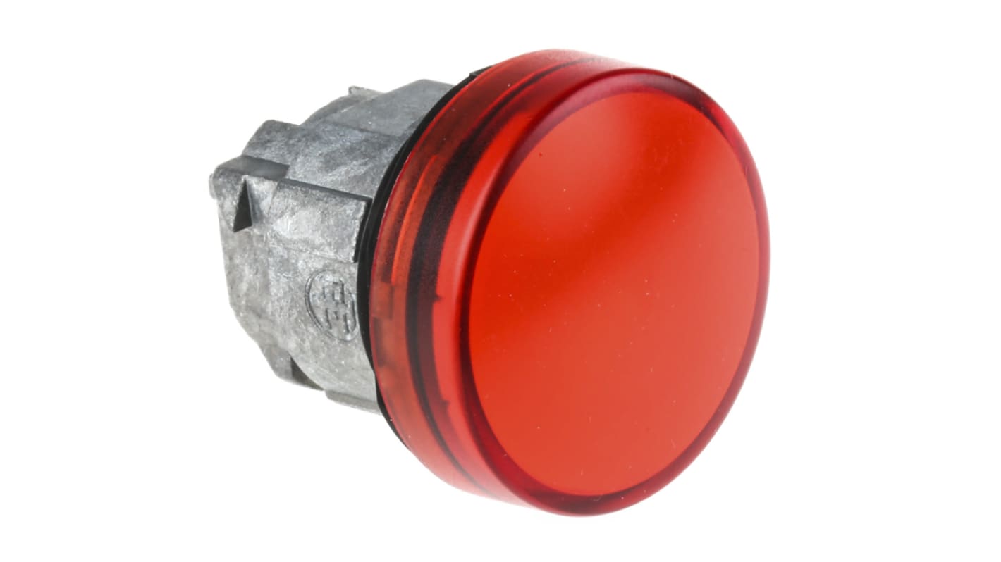 Tête de voyant lumineux Rouge Schneider Electric, série Harmony XB4, diam. découpe 22mm, IP66, IP67, IP69K