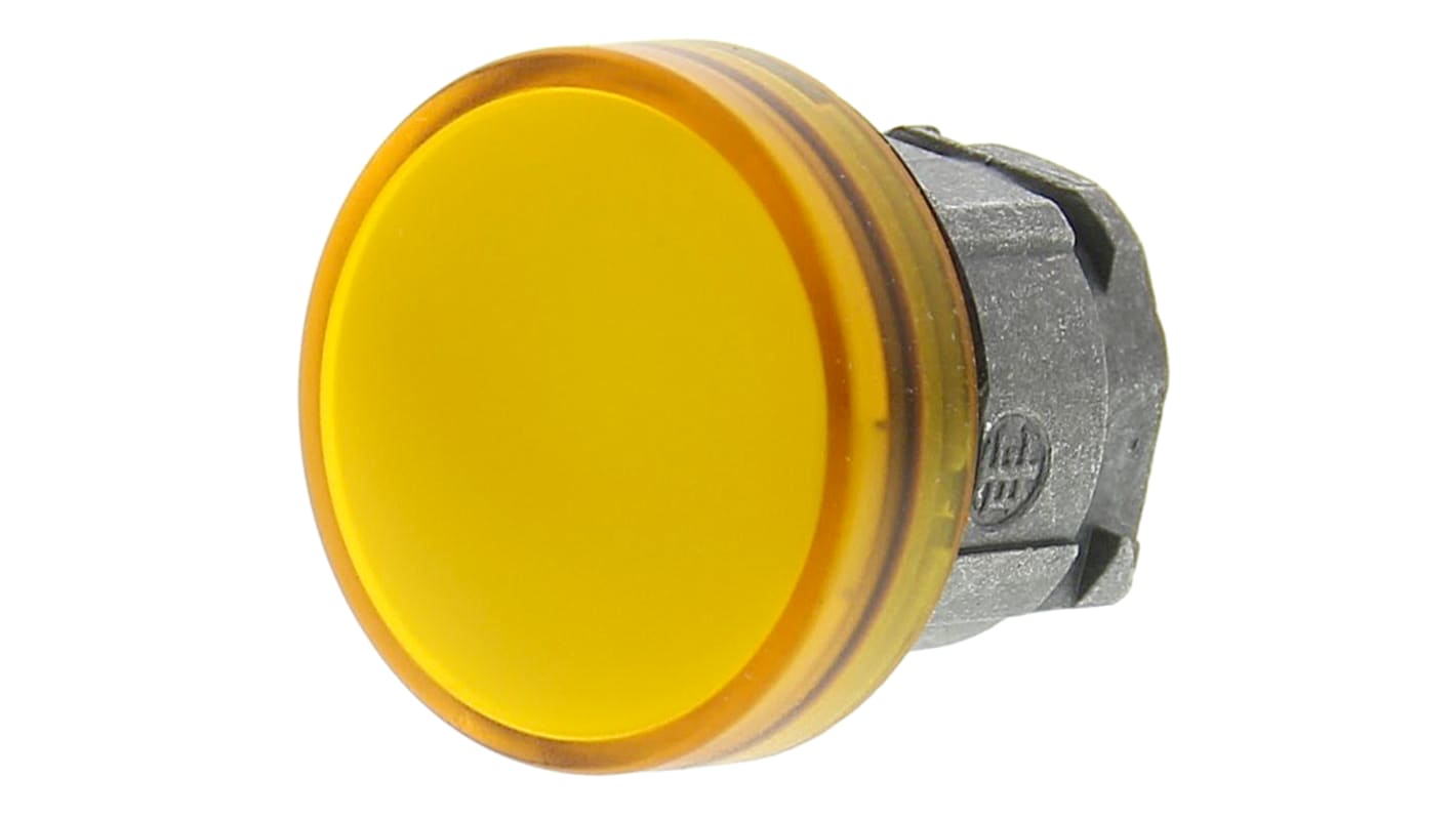 Tête de voyant lumineux Orange Schneider Electric, série Harmony XB4, diam. découpe 22mm, IP66, IP67, IP69K