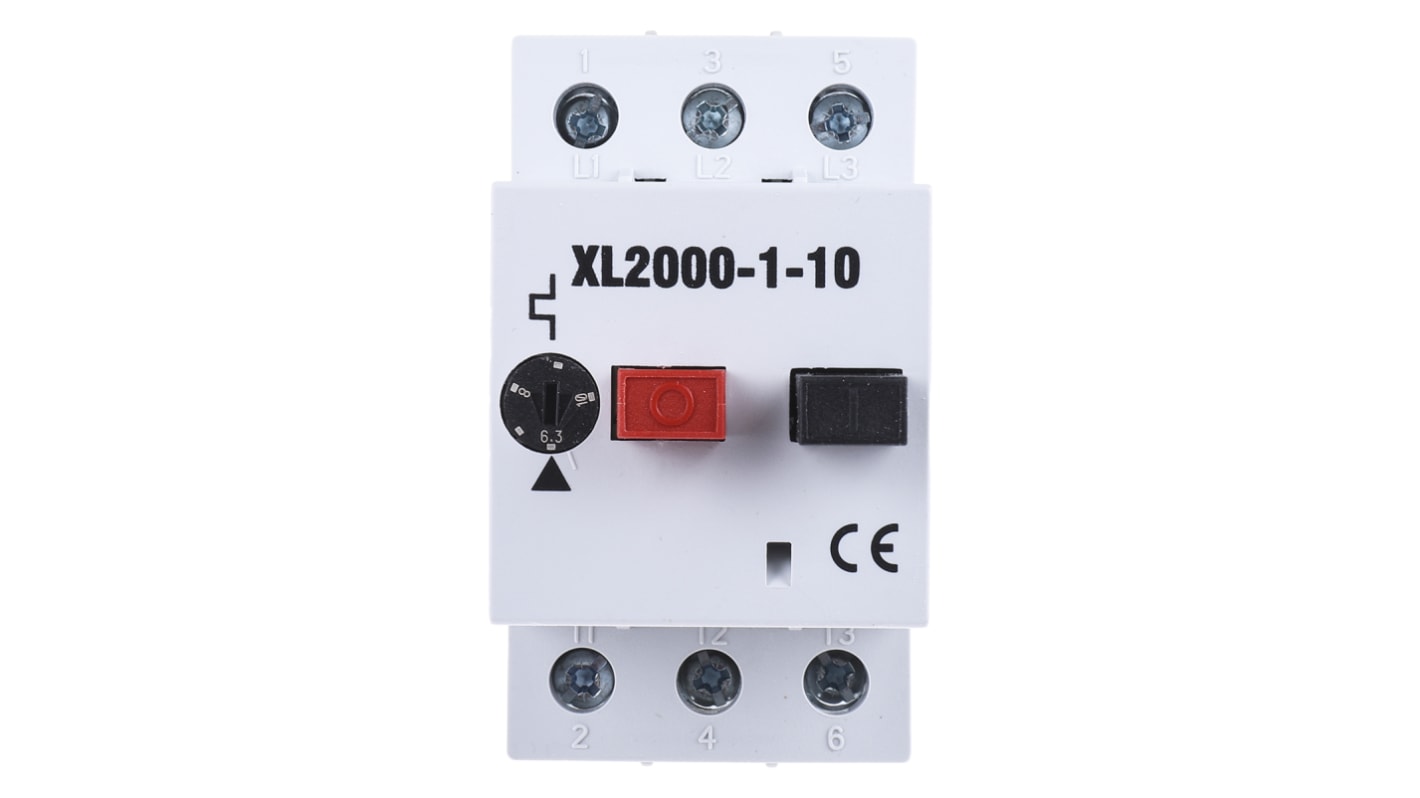 RS PRO 6 → 10 A Motor Protection Circuit Breaker