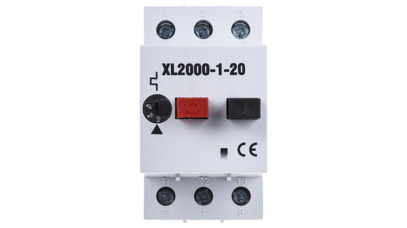 RS PRO 16 → 20 A Motor Protection Circuit Breaker