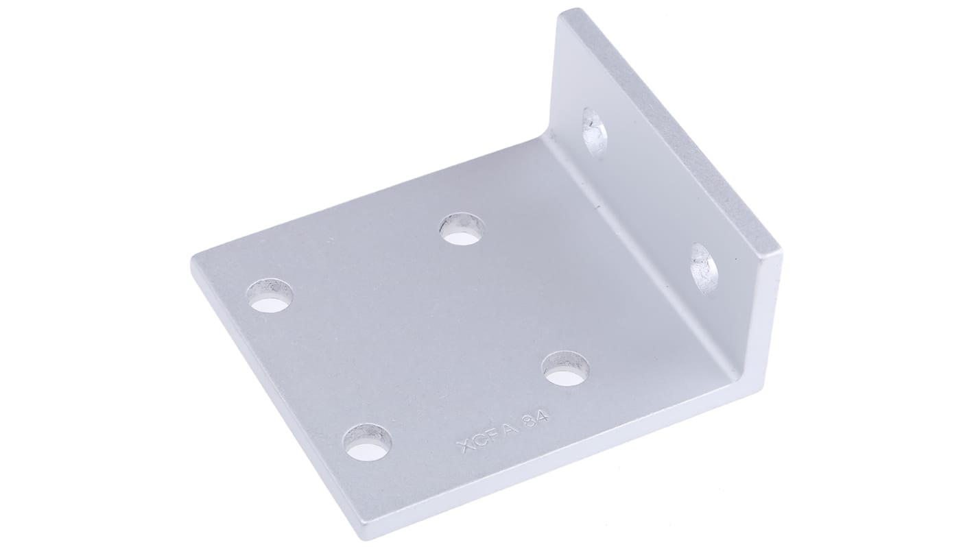 FlexLink M6 Extruded Angle Bracket Connecting Component, Strut Profile 40 mm, 80 mm, Groove Size 11mm