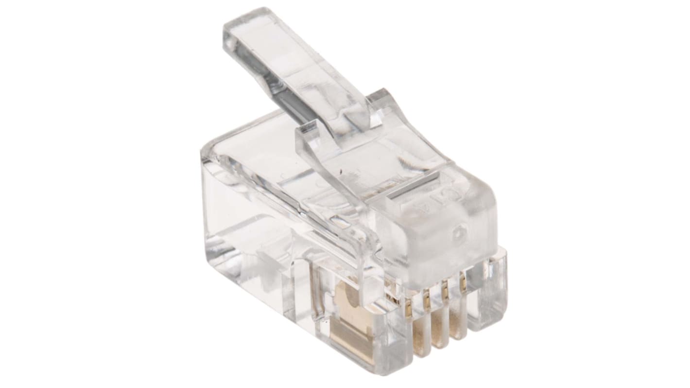 RS PRO Male RJ22 Connector, Cable Mount