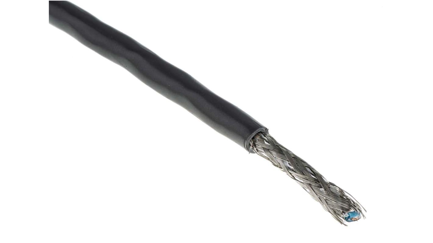 Belden Twisted Pair Data Cable, 2 Pairs, 0.07 mm², 4 Cores, 28 AWG, Screened, 152m, Chrome Sheath