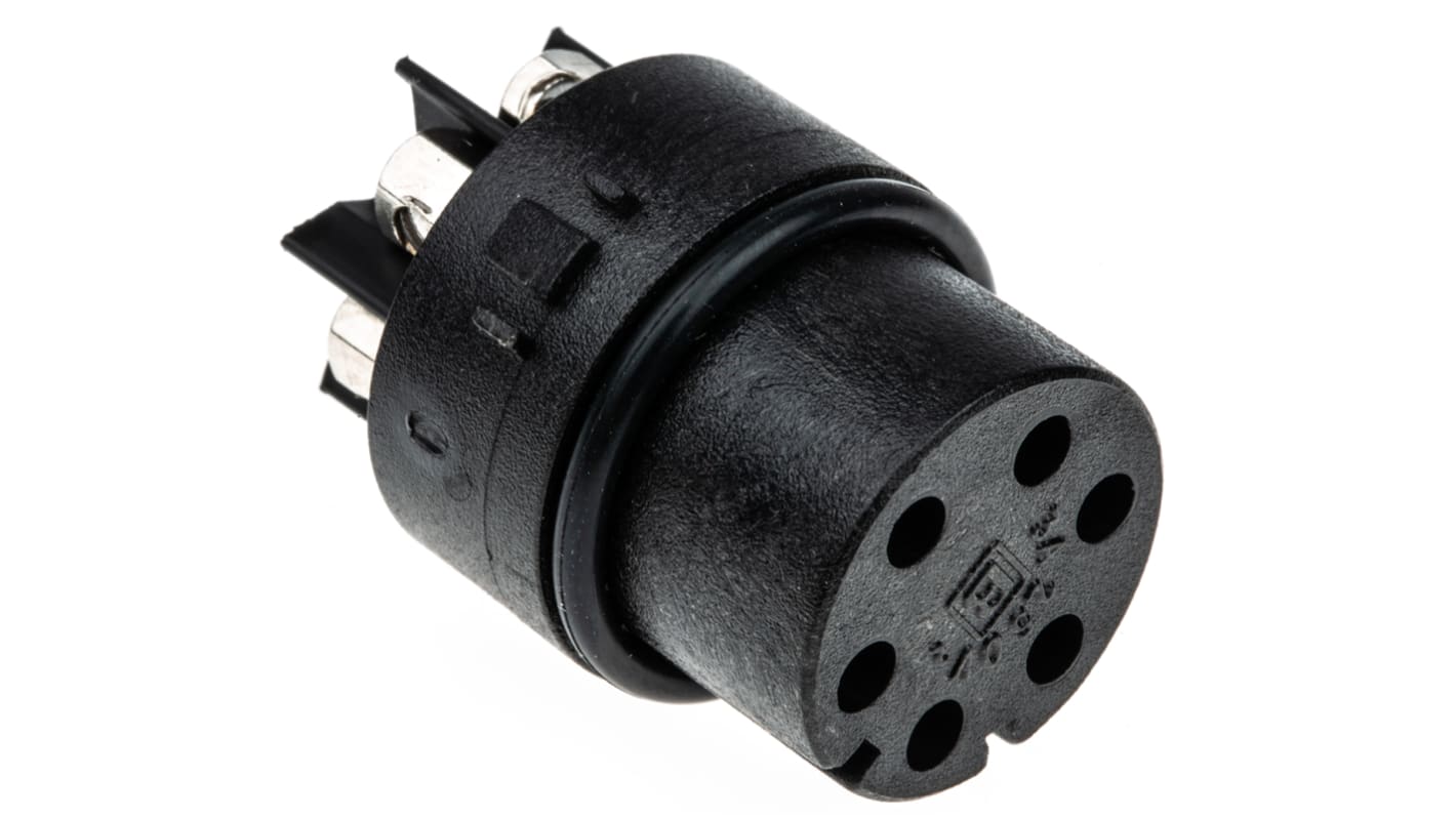 Encastre de conector Hembra 6 pines para uso con Conector Mini Buccaneer