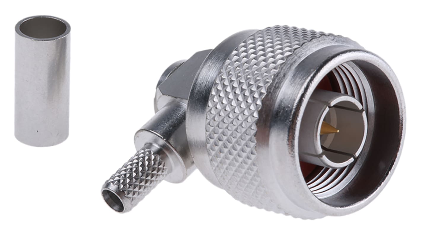 R161182000W | Radiall, Plug Cable Mount N Connector, 50Ω, Crimp ...