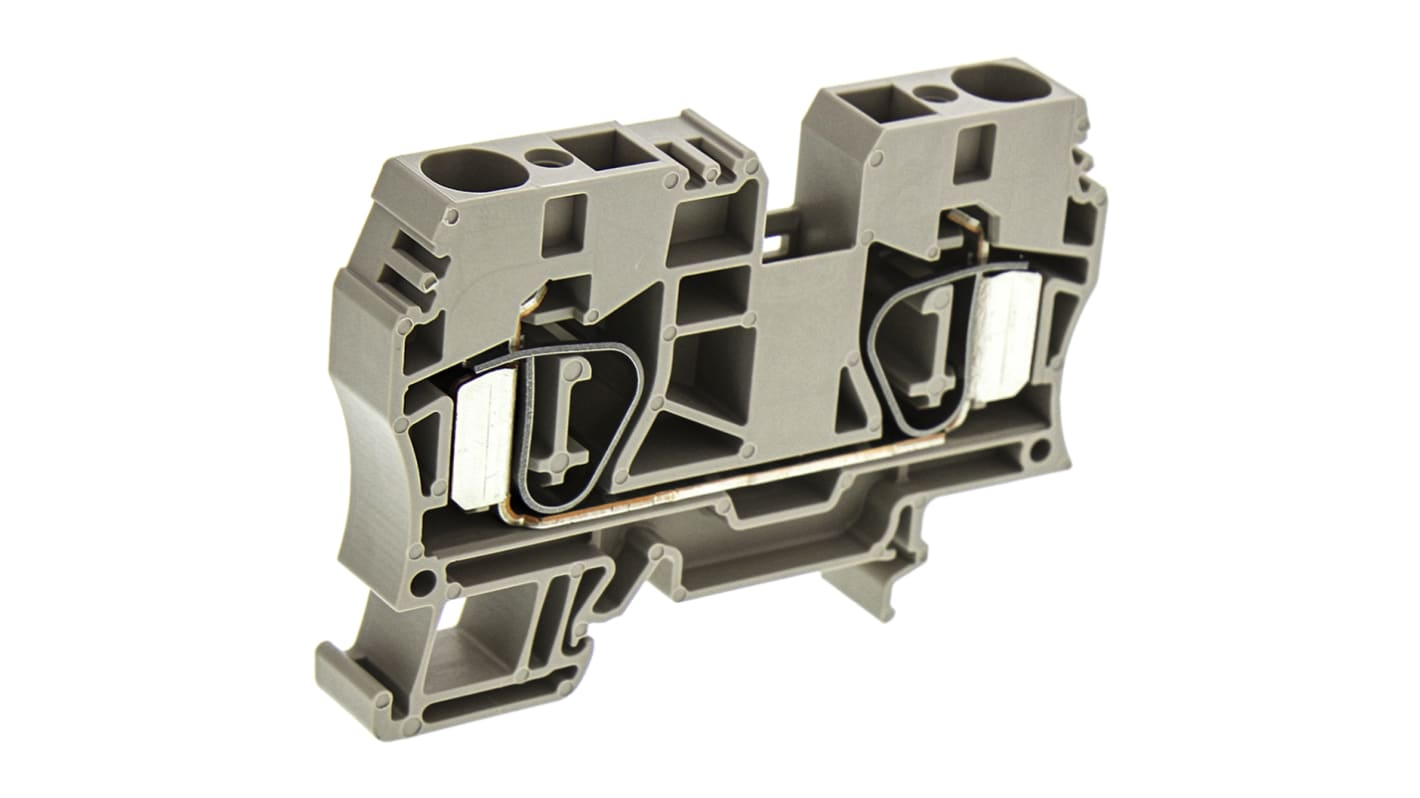 1746750000 Weidmuller ZDU Series Brown Feed Through Terminal Block