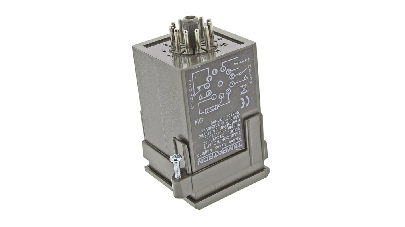 Tempatron On/Off Temperature Controller, 48 x 48mm, 10 → 32 V ac/dc Supply Voltage