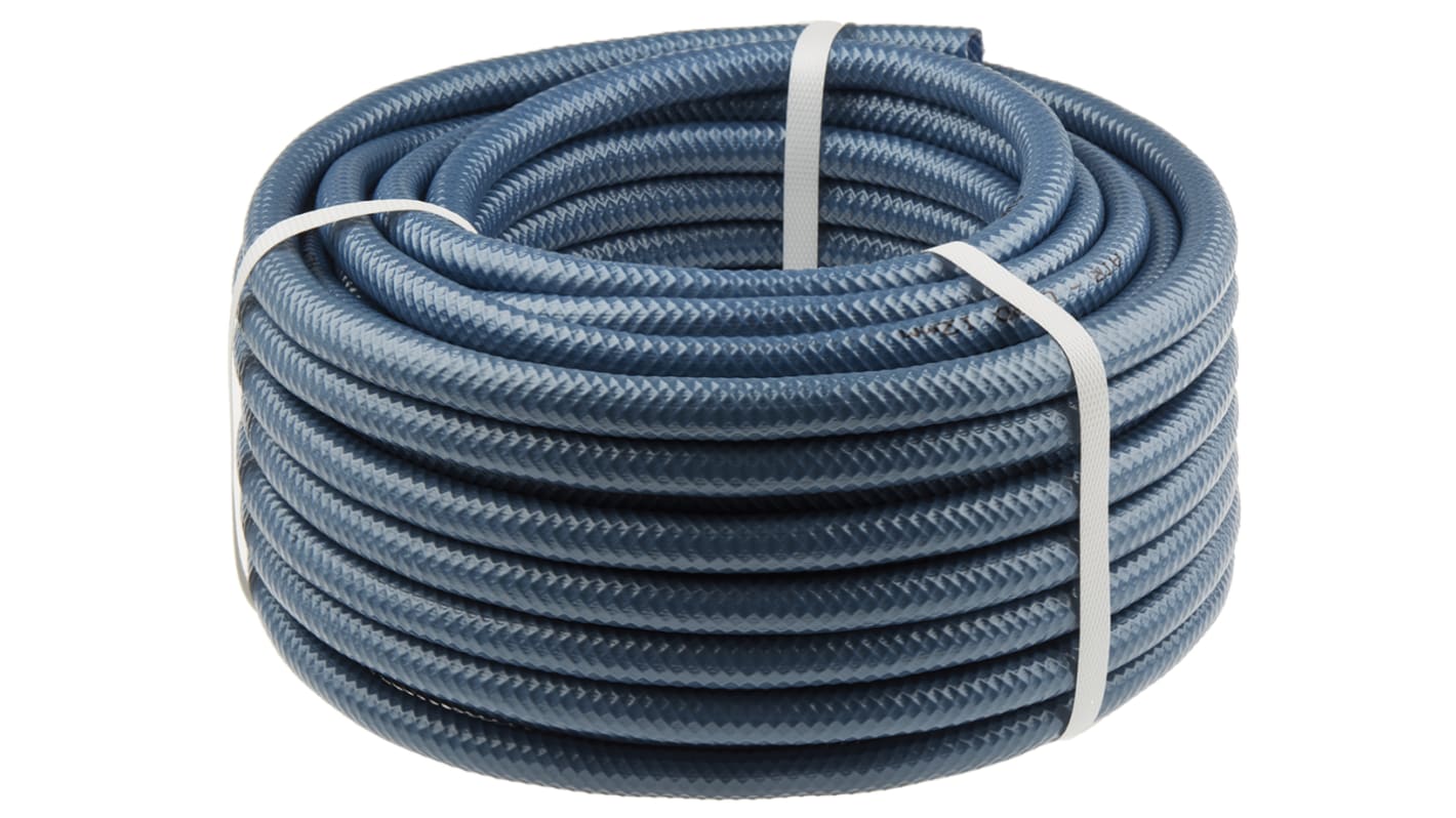 RS PRO PVC, Hose Pipe, 12mm ID, 16.5mm OD, Blue, 25m