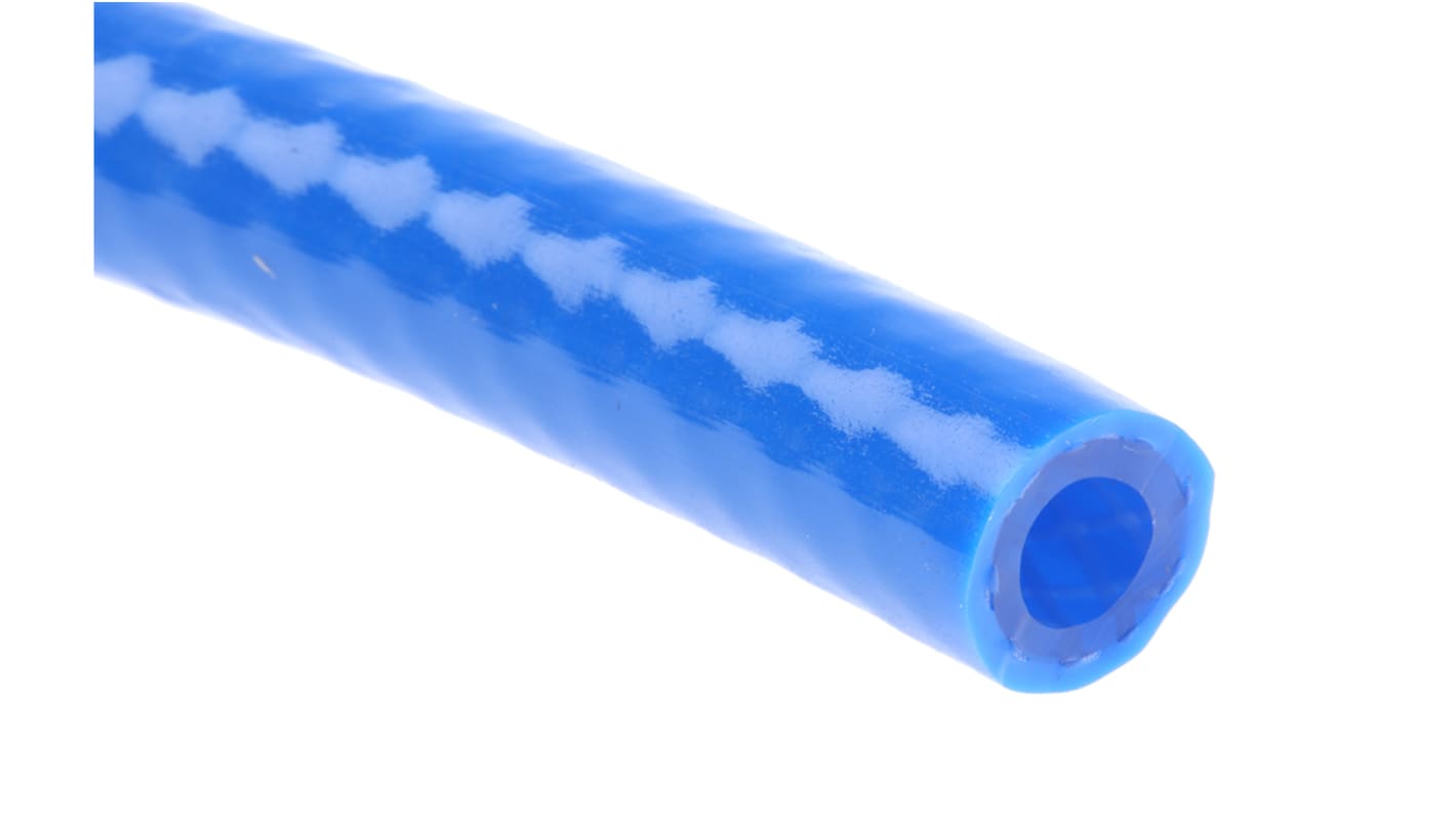 Tuyau RS PRO PVC, Ø 6.3mm x Ø 11.5mm, L 25m Bleu