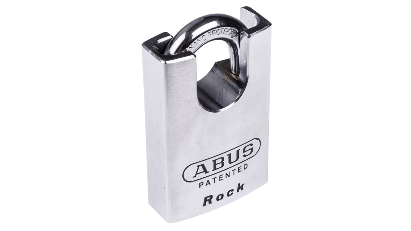 ABUS ヘビーデューティ南京錠 スチール グレー