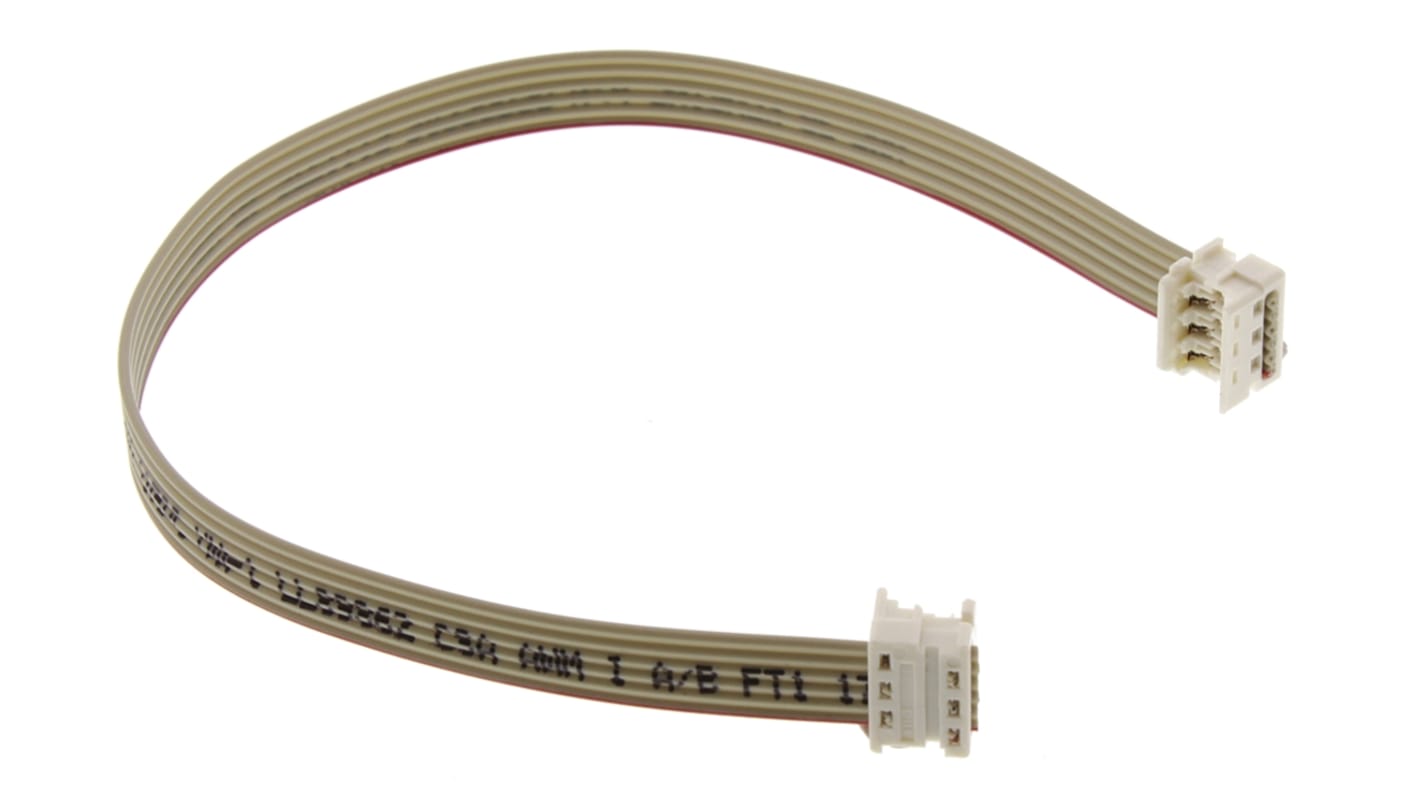 Molex Picoflex Series Flat Ribbon Cable, 6-Way, 1.27mm Pitch, 200mm Length, Picoflex IDC to Picoflex IDC