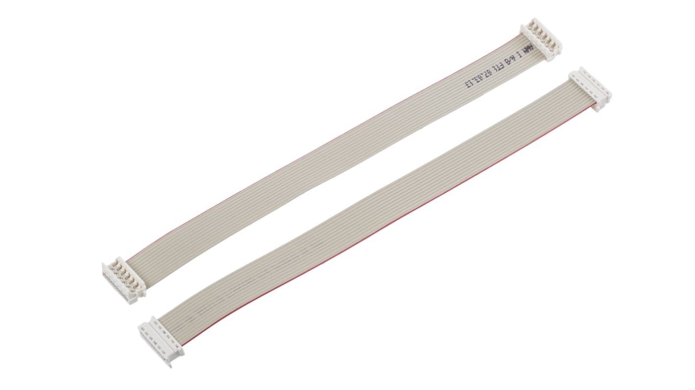 Molex Picoflex Series Flat Ribbon Cable, 12-Way, 1.27mm Pitch, 200mm Length, Picoflex IDC to Picoflex IDC