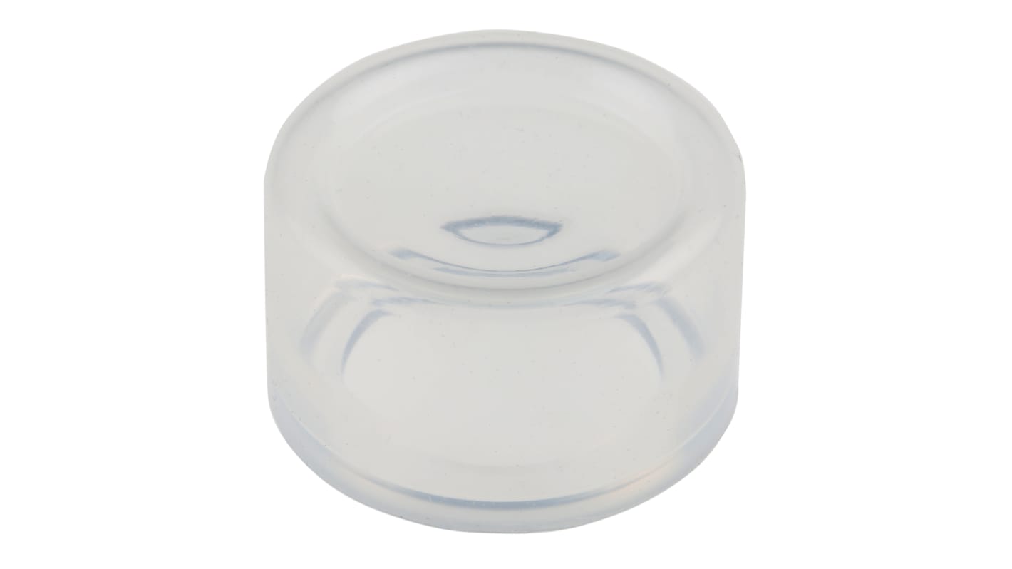 Schneider Electric Clear Push Button Cap for Use with XB4 Series, XB5 Series