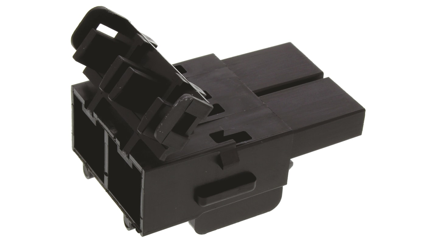 Carcasa de conector Molex 42816-0212, Serie Mini-Fit Sr, paso: 10mm, 2 contactos, , 1 fila filas, Recto, Hembra,