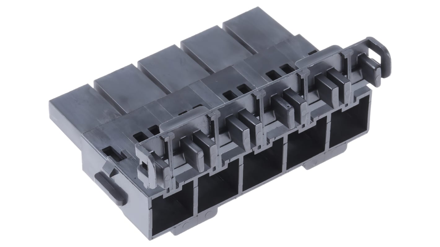 Carcasa de conector Molex 42816-0512, Serie Mini-Fit Sr, paso: 10mm, 5 contactos, , 1 fila filas, Recto, Hembra,