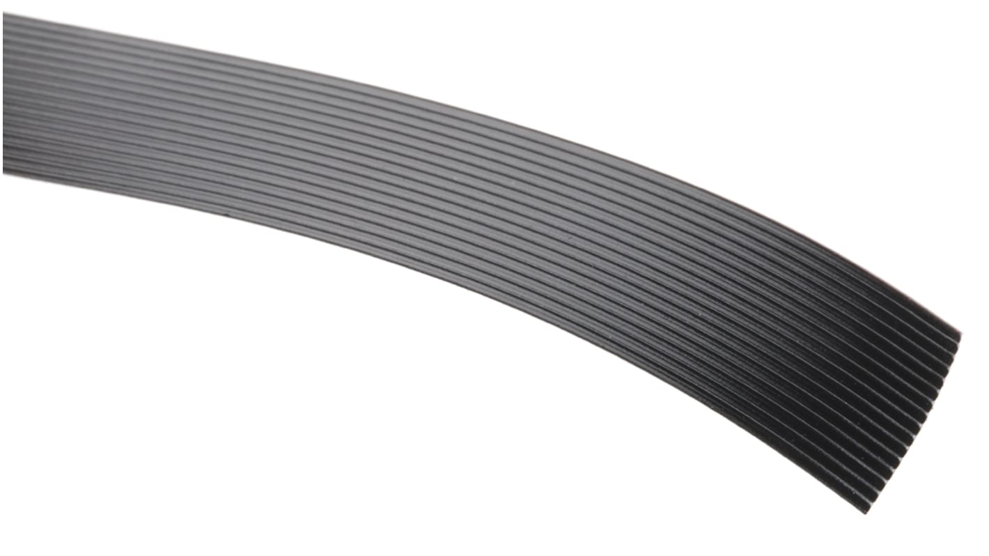 3M 3319 Series Flat Ribbon Cable, 16-Way, 1.27mm Pitch, 5m Length