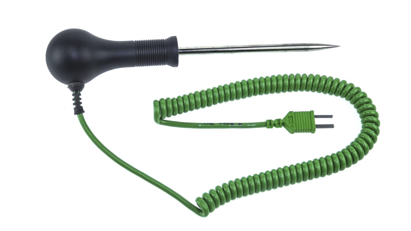 RS PRO K Needle Temperature Probe, 100mm Length, 6mm Diameter, +250 °C Max, With SYS Calibration