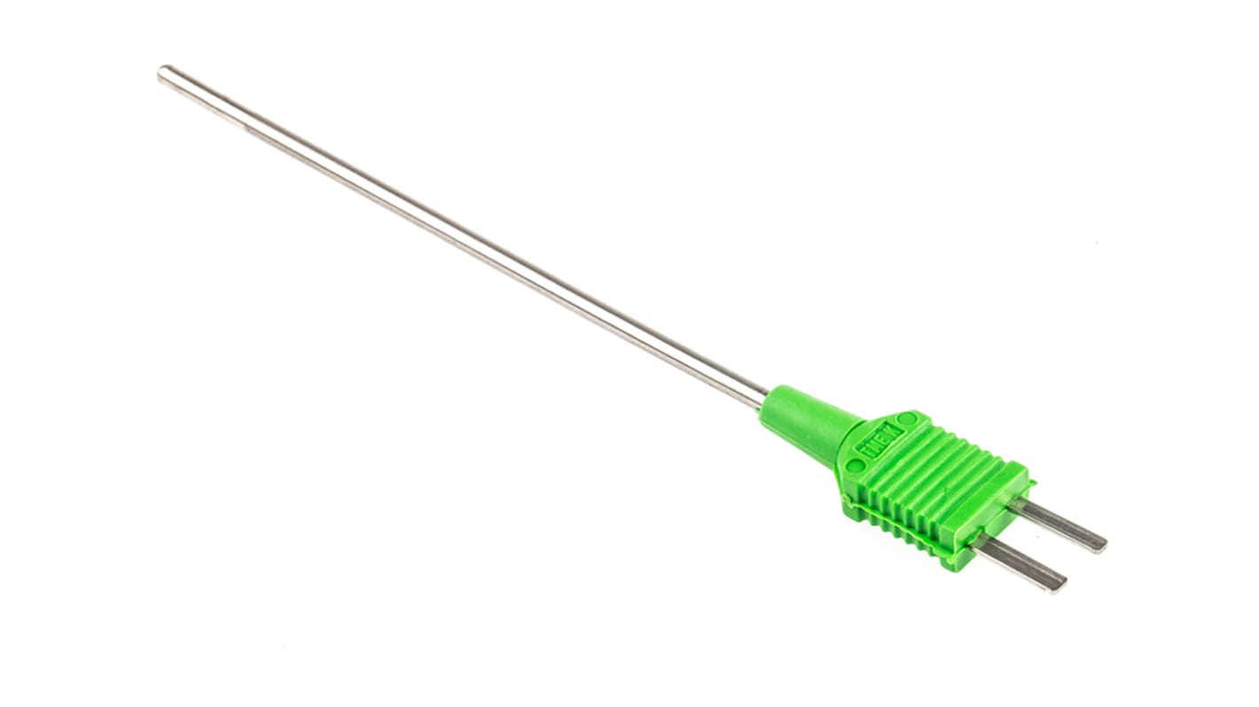 RS PRO K General Temperature Probe, 100mm Length, 3mm Diameter, +750 °C Max