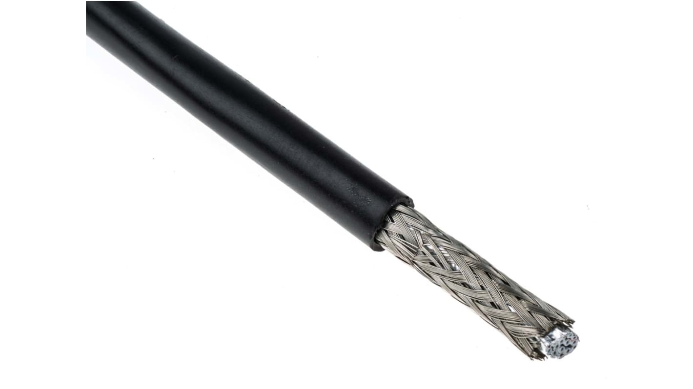 Cable plano redondo apantallado 3M de 15 conductores, paso 1.27mm, long. 30m, anch. 17,8 mm