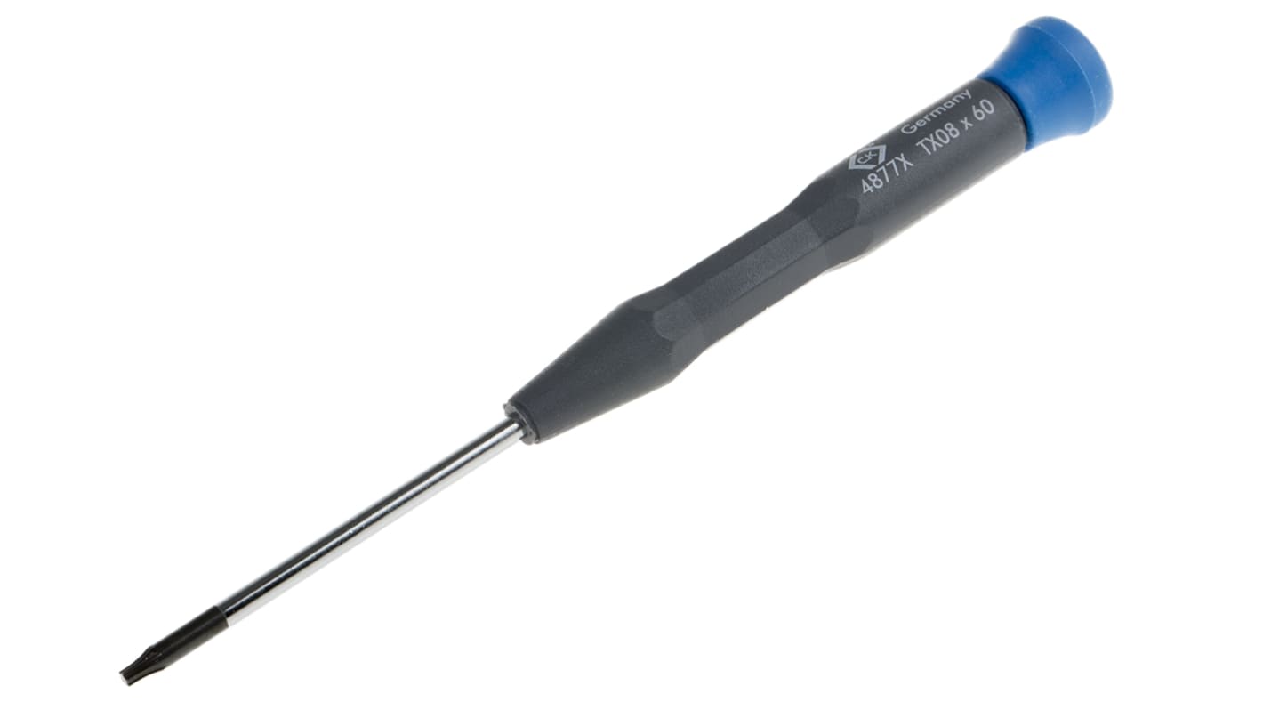 Cacciavite di precisione Torx T8 CK, lungh. lama 60 mm