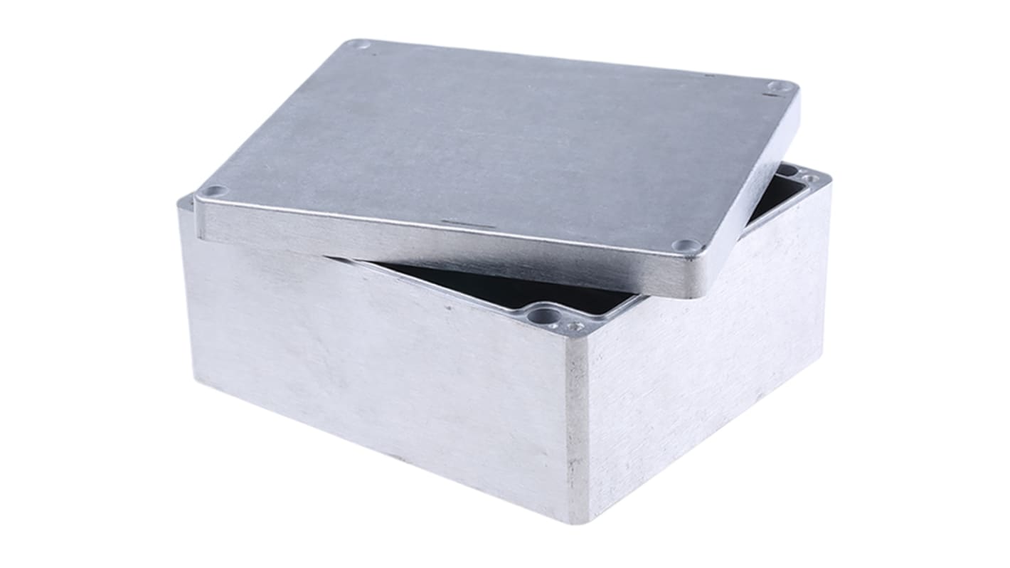 Caja Hammond de Aluminio Presofundido Natural, 230 x 200 x 111.5mm, IP66, Apantallada