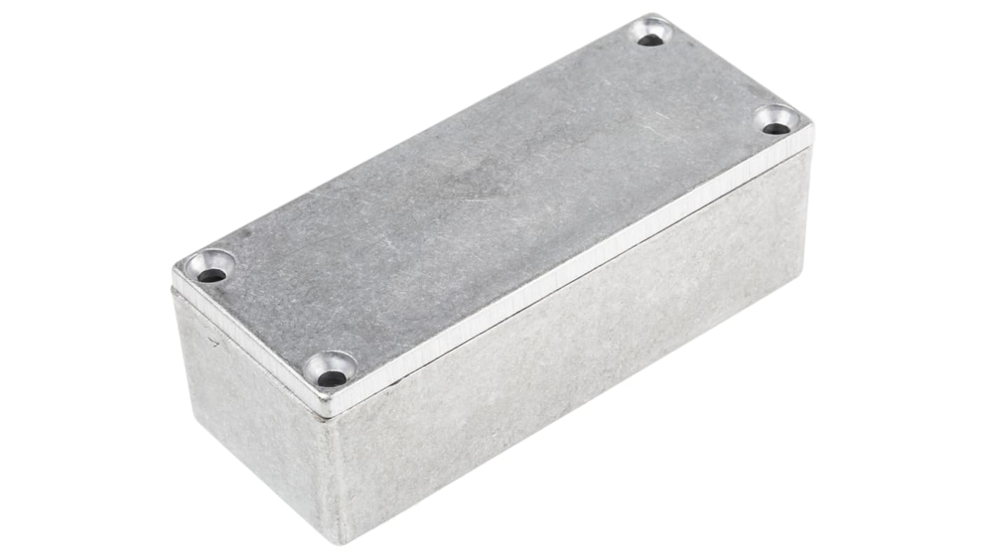 Caja Hammond de Aluminio Presofundido Natural, 92 x 38 x 31mm, IP54, Apantallada