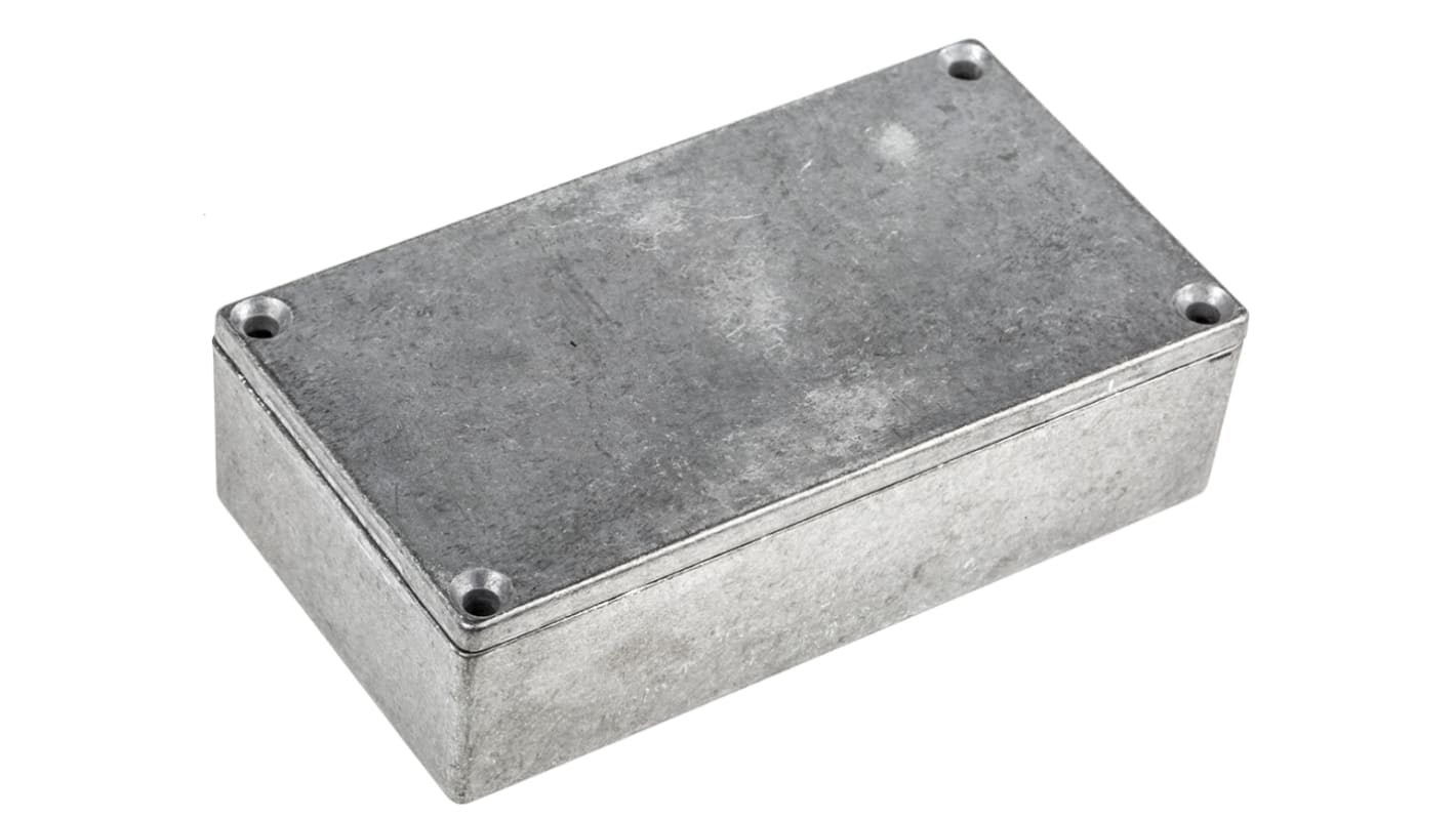 Caja Hammond de Aluminio Presofundido Natural, 111 x 60 x 31mm, IP54, Apantallada