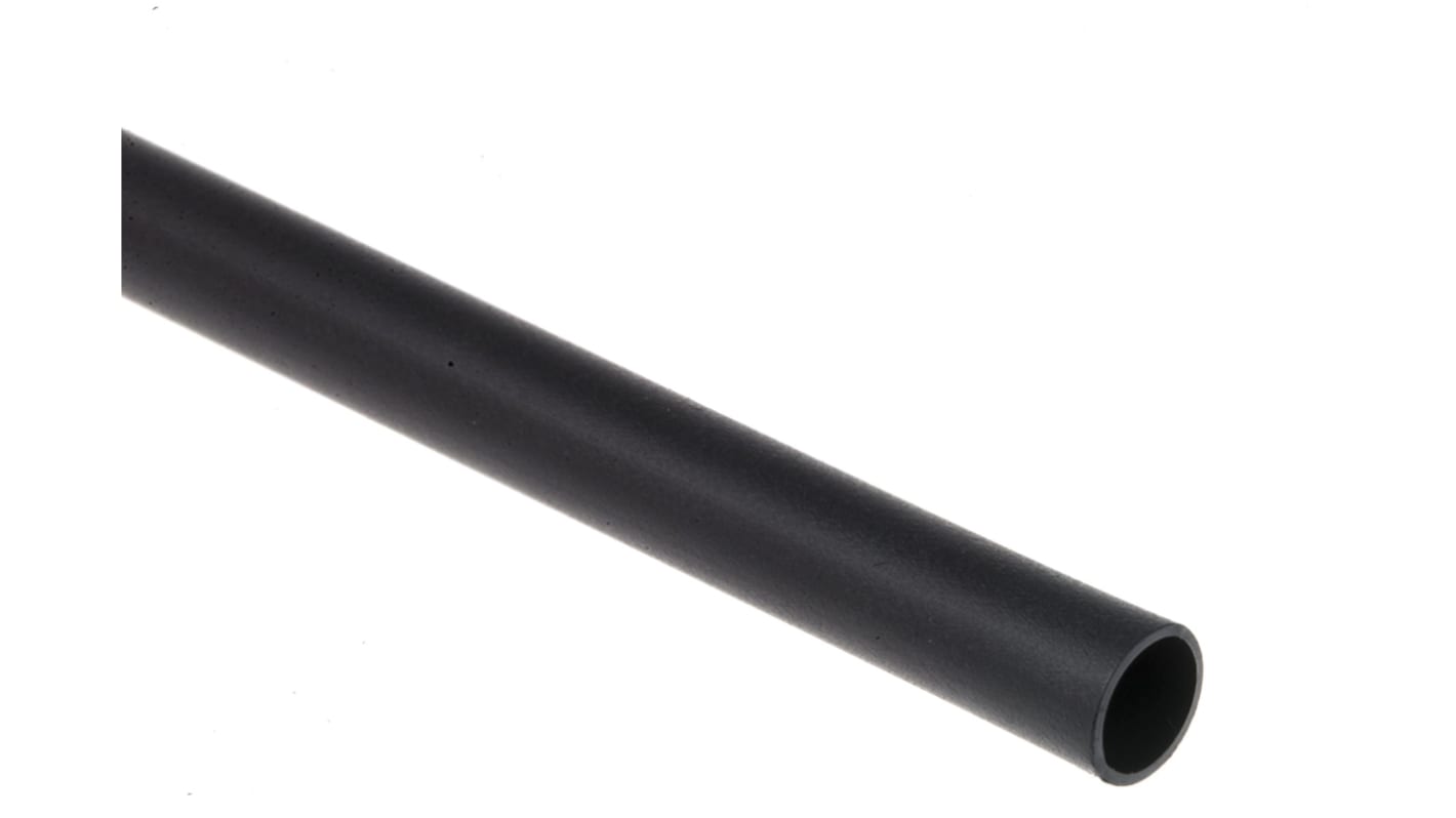 Tubo termorretráctil TE Connectivity de Poliolefina Reticulada Negro, contracción 4:1, Ø 4mm, long. 1.2m, forrado con