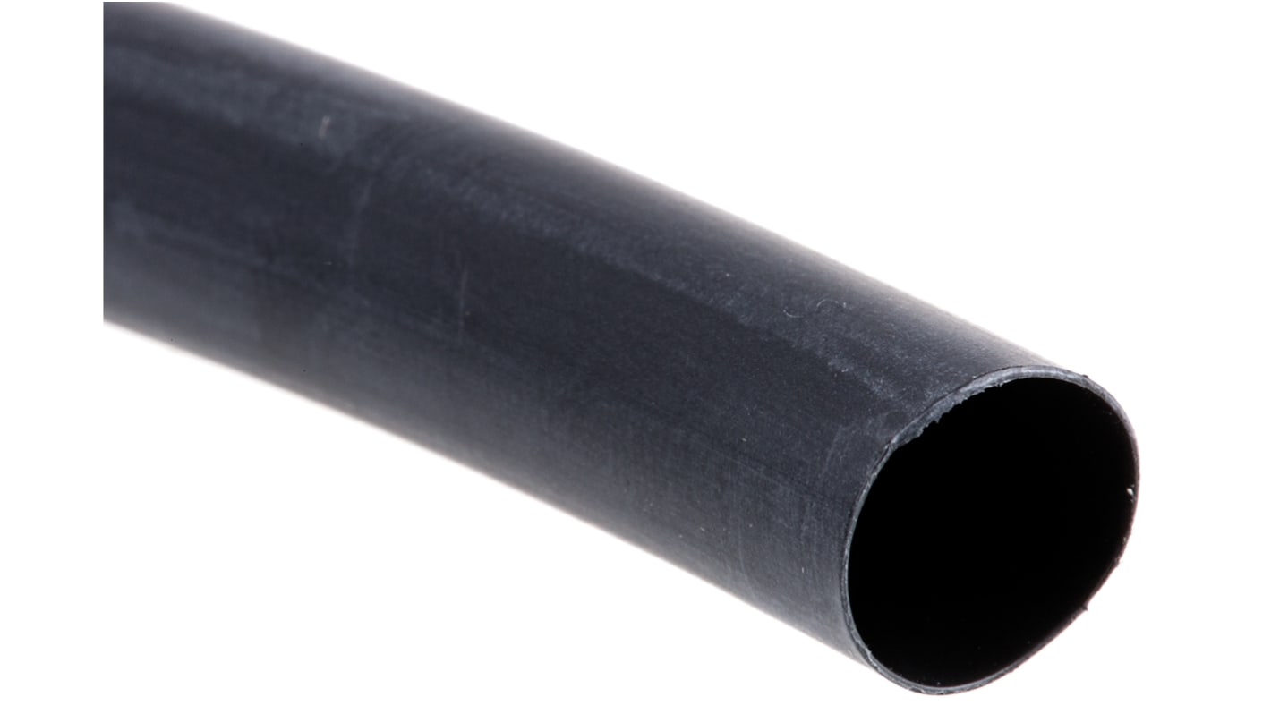 Tubo termorretráctil TE Connectivity de Poliolefina Reticulada Negro, contracción 4:1, Ø 8mm, long. 1.2m, forrado con