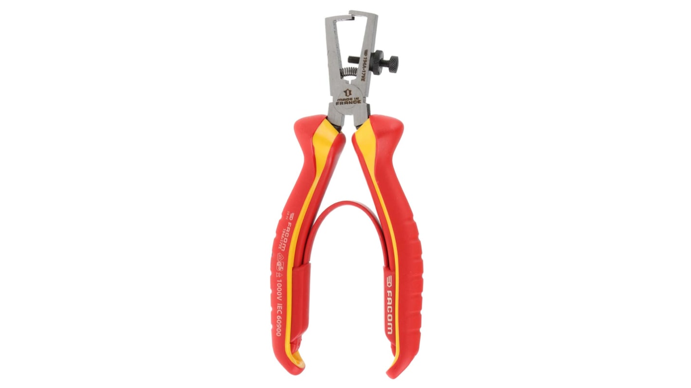 Facom 194A VDE Series Wire Stripper, 0.5 mm² Min, 6 mm² Max, 170 mm Overall