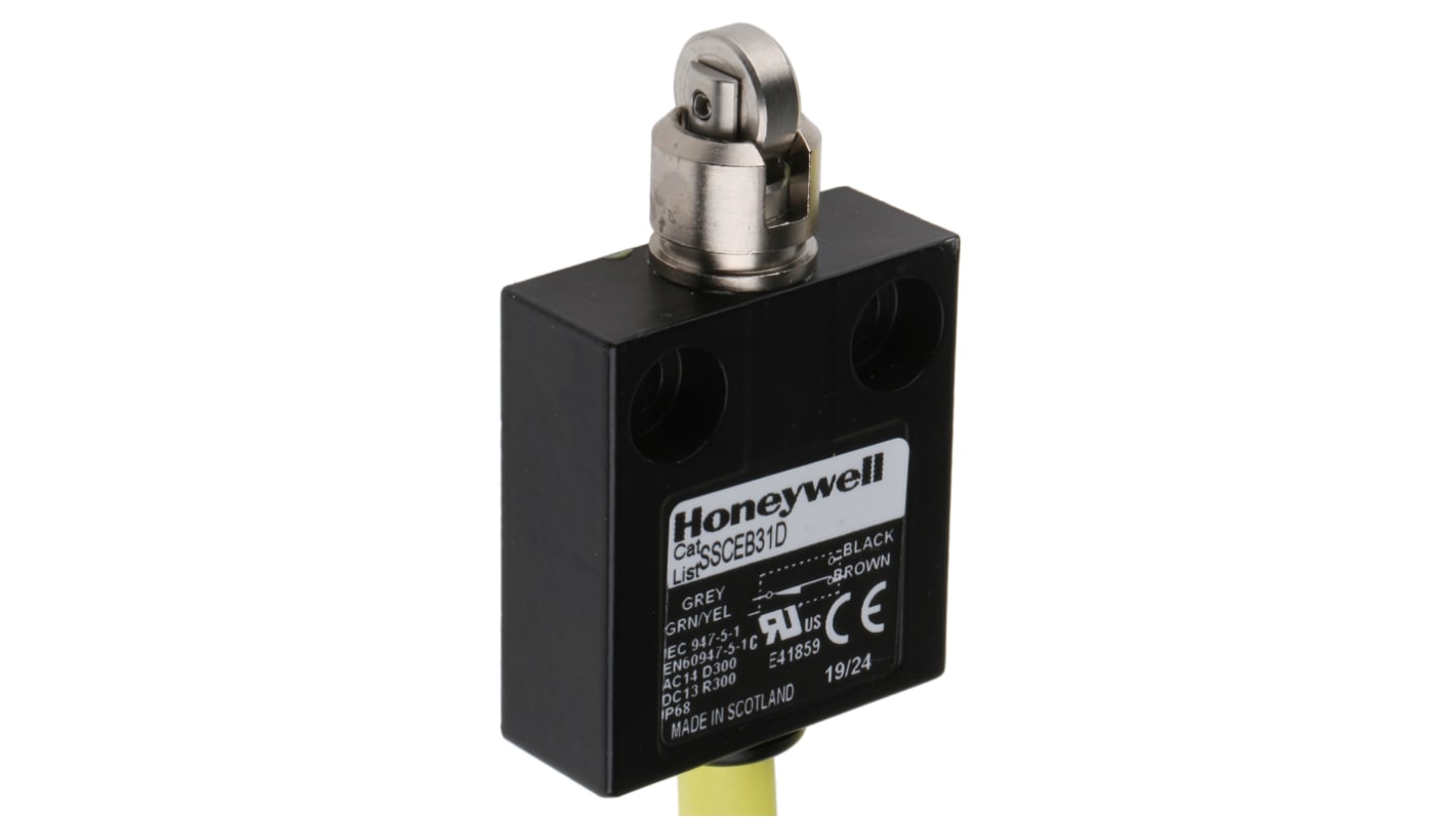 Final de carrera con Émbolo Honeywell SSCE, SPDT, NA/NC, 240V, 4A, IP68