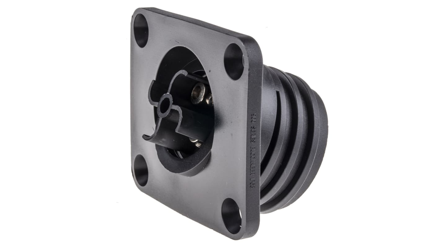 Bulgin Circular Connector, 4 Contacts, Flange Mount, Socket, Female, IP68, Buccaneer 900 Series