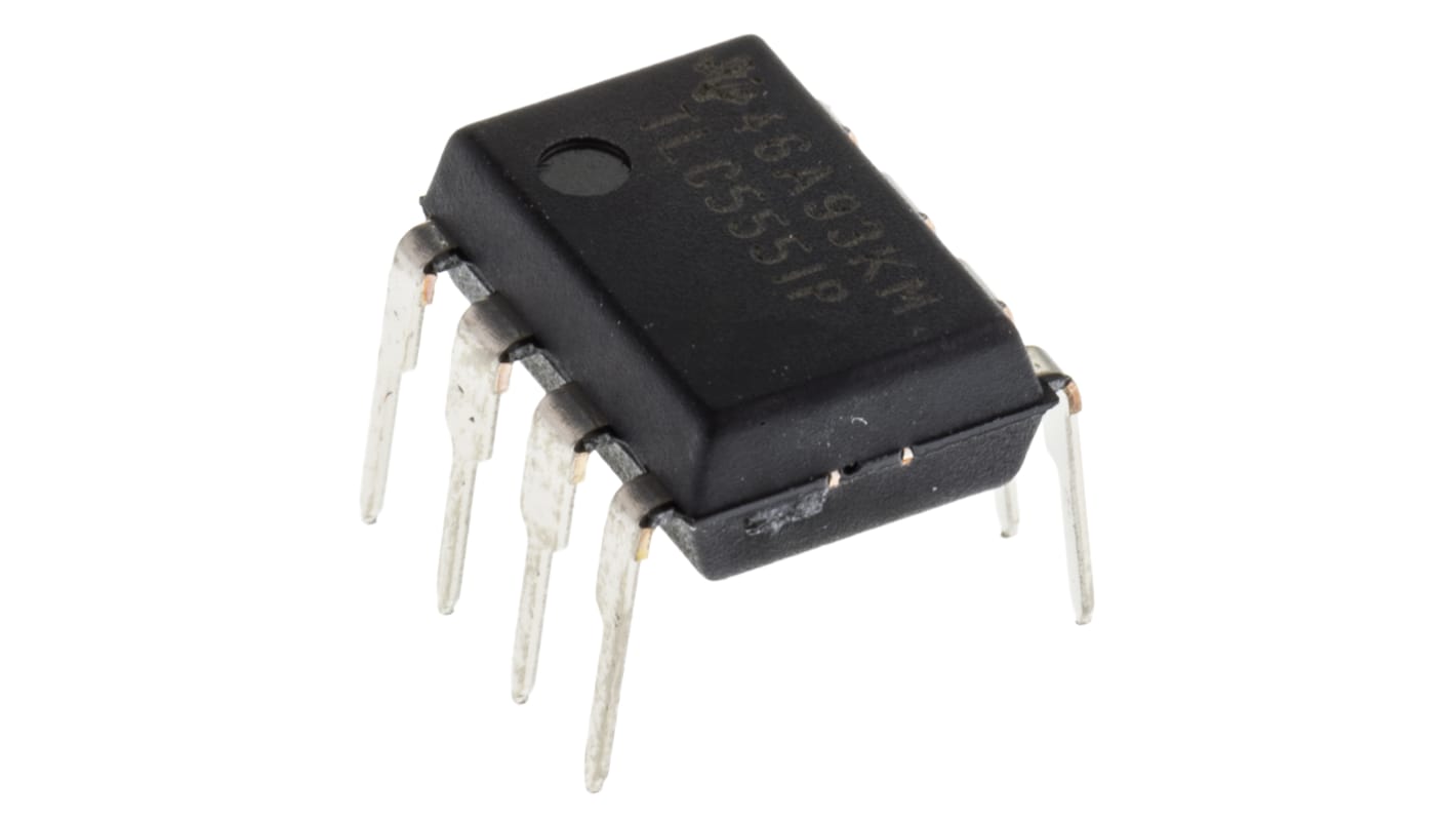 Texas Instruments Timer-Stromkreis, THT, Standard, 2MHz, 8-Pin, PDIP, 3 V- 15 V