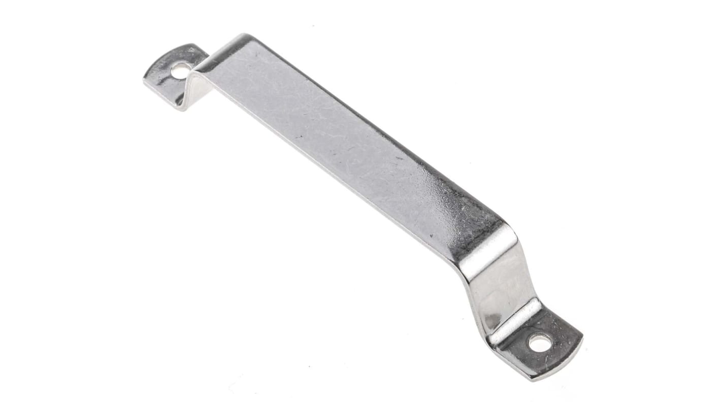 Maniglia in Acciaio inox Pinet, effetto Cromato, centri di fissaggio 107mm, 120mm x 21 mm