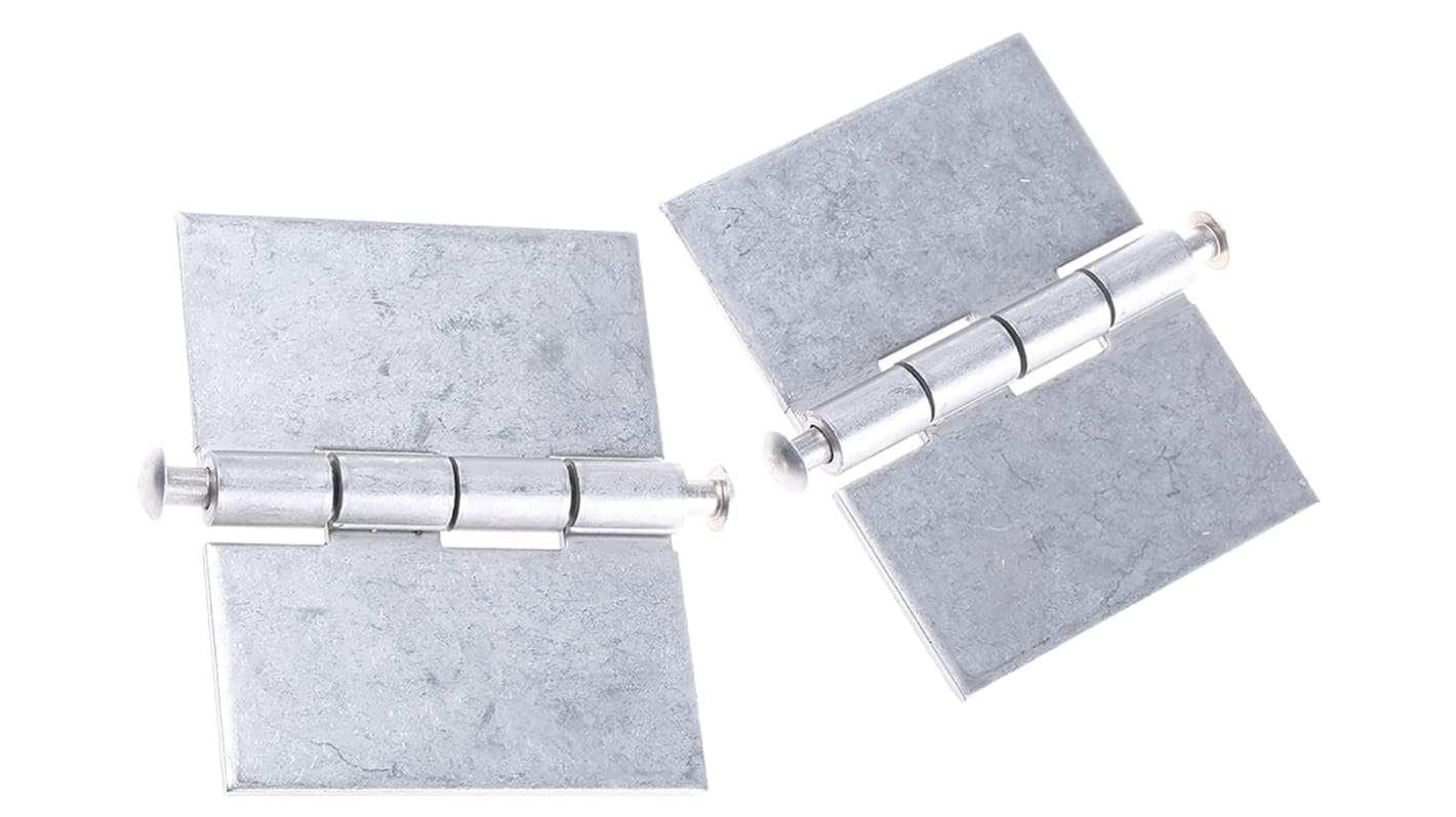 Stainless Steel Butt Hinge, 80mm x 50mm x 3mm RS