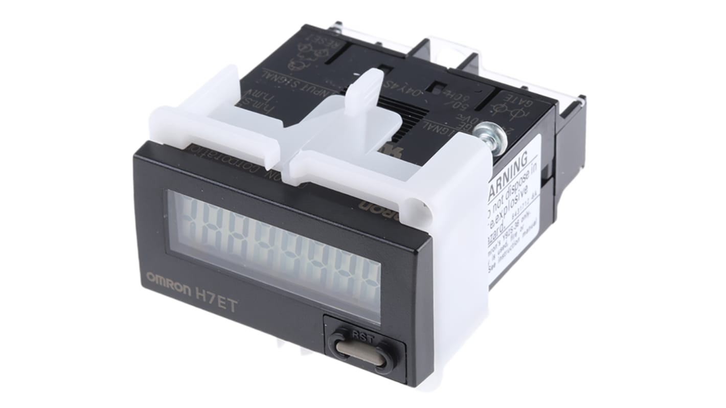 Omron H7E Counter, 7 Digit, 24 → 240 V ac/dc