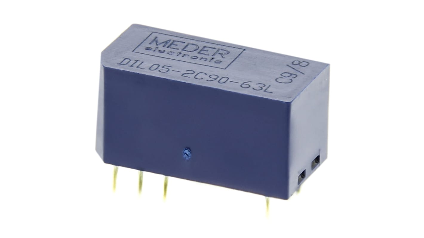 Jazýčkové relé DPDT 0,25 A 5V dc