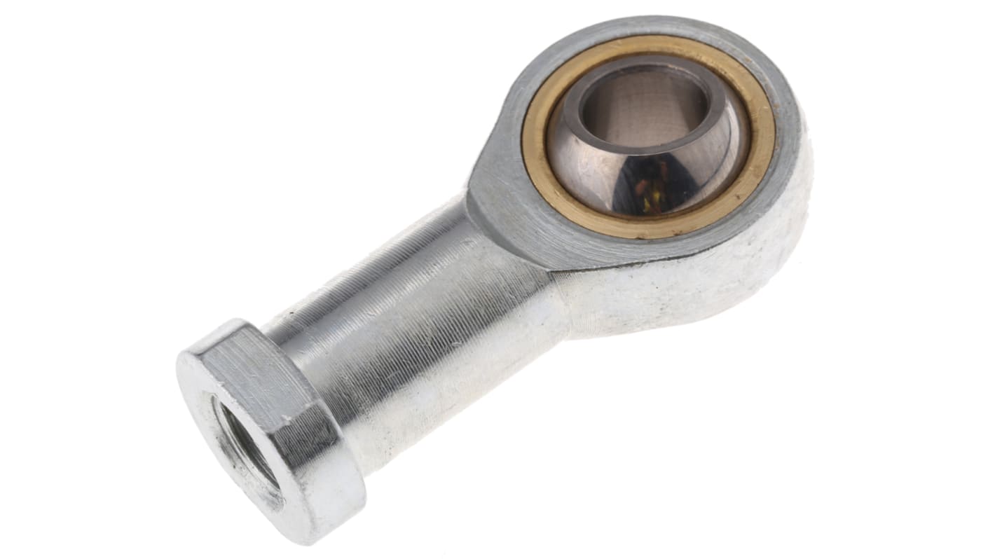 SMC M12 x 1.25 Female Steel Rod End, 12mm Bore, Metric Thread Standard, Female Connection Gender