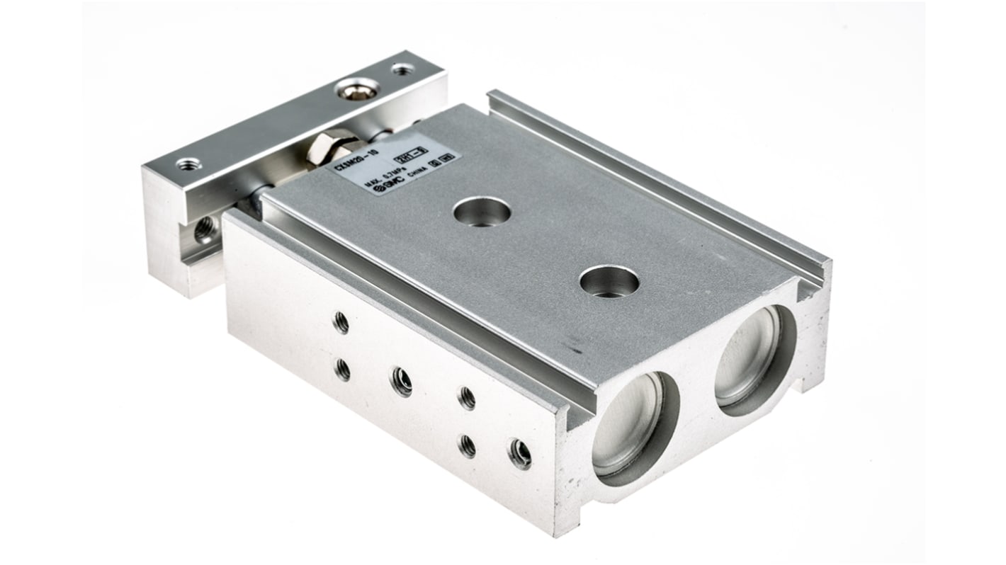 SMC Pneumatic Guided Cylinder - 20mm Bore, 10mm Stroke, CXSM Series