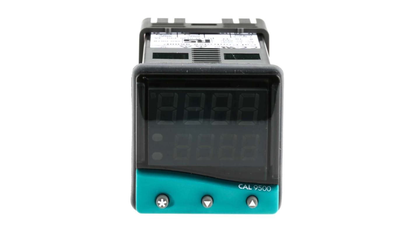 Controlador de temperatura PID CAL serie 9500, 48 x 48 (1/16 DIN)mm, 100, 240 Vac, 2 salidas Lineal, relé