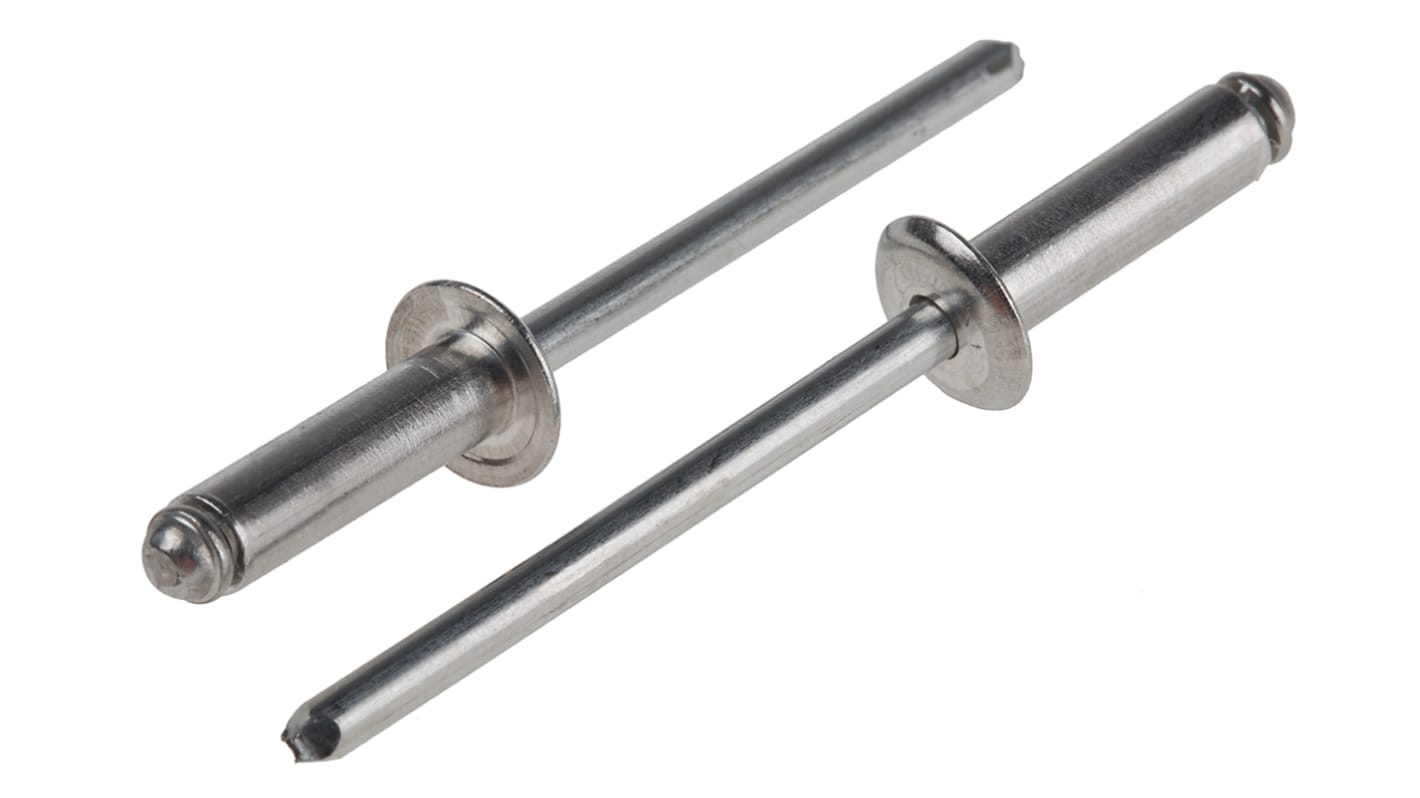 TAPD512BS  POP Blind Niet, Ø 4mm x 14mm, Silber, Aluminium, 4.2mm