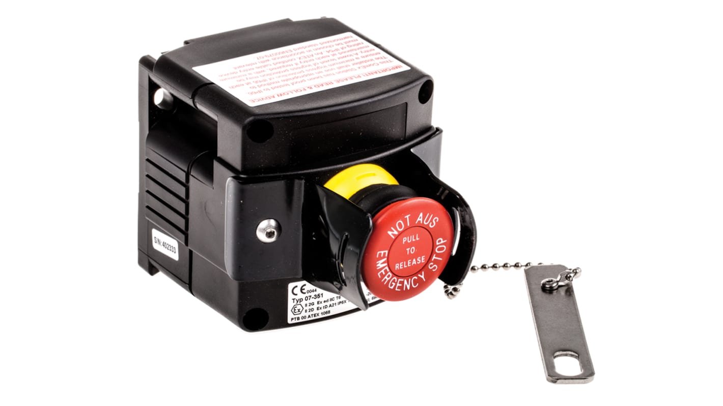 Bartec Control Station Switch - SPDT, Thermoplastic, IP66, IP67