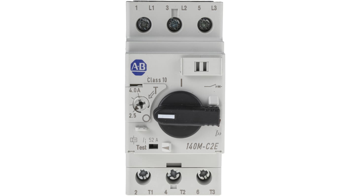 Allen Bradley 140 M. Motorværn , 480 V, 2,5 → 4 A.