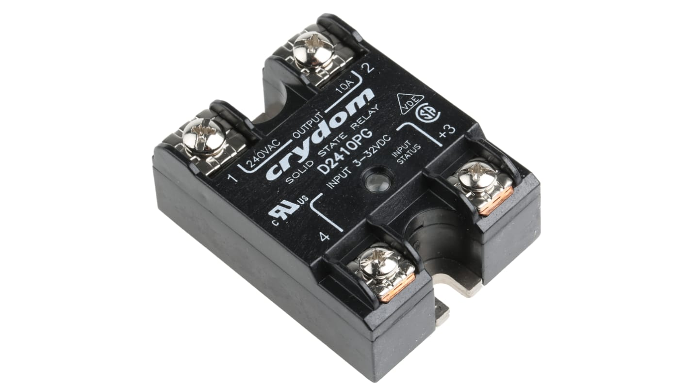 Sensata / Crydom Series 1 Series Solid State Relay, 10 A Load, Panel Mount, 280 V rms Load, 32 V Control