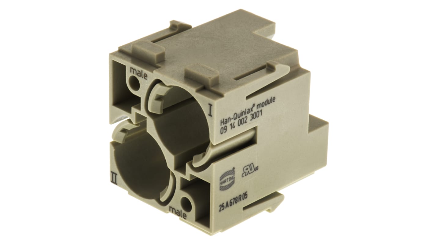 Aislante para conector industrial HARTING Macho, serie Han-Modular