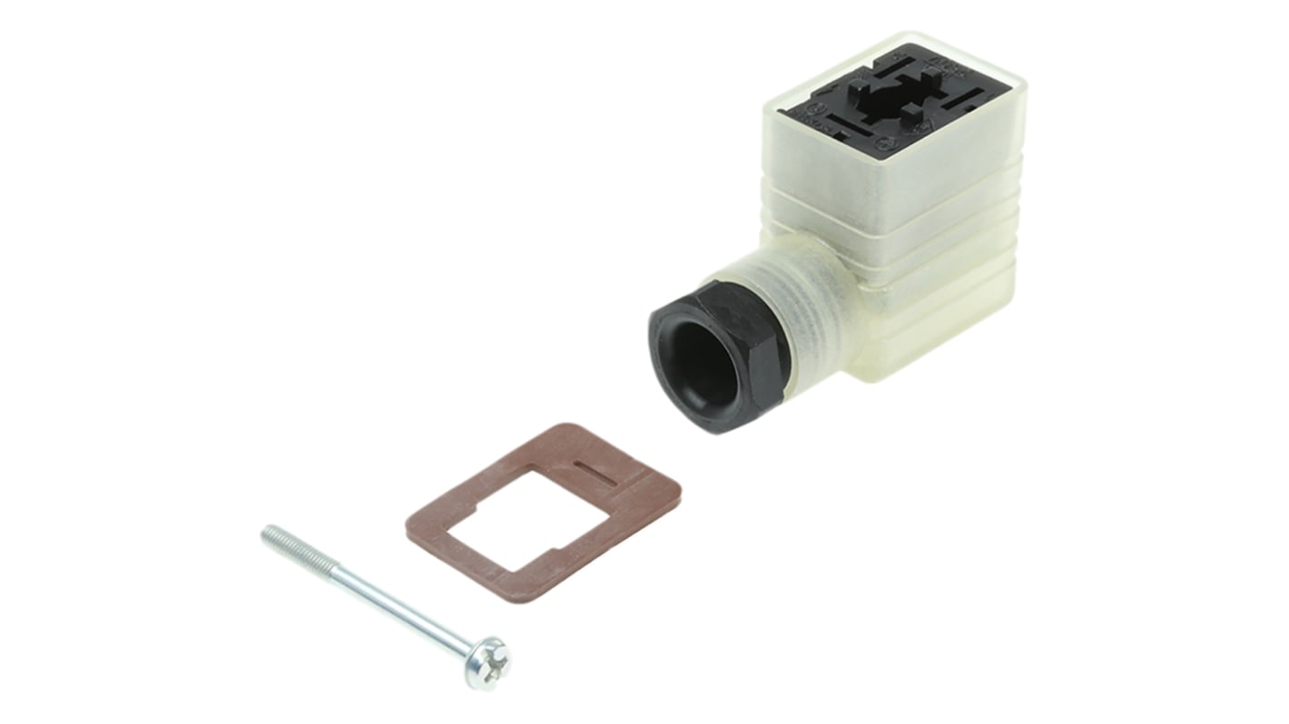 Connettore per valvole a solenoide Hirschmann DIN 43650 B, Femmina, 2P+E, 250 V c.a./c.c.