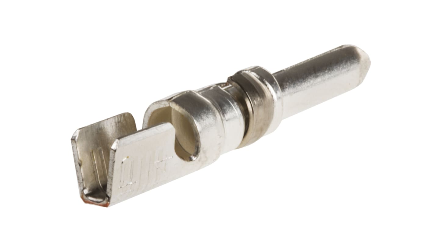 TE Connectivity .125 POWERBAND Contact Series, size 8 Male Crimp Contact for use with CPC Connectors