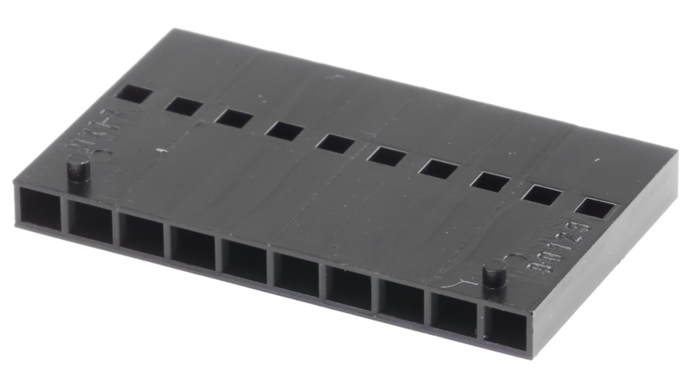 Boitier de connecteur Femelle, 10 contacts 1 rang , pas 2.54mm, Droit, série C-Grid III